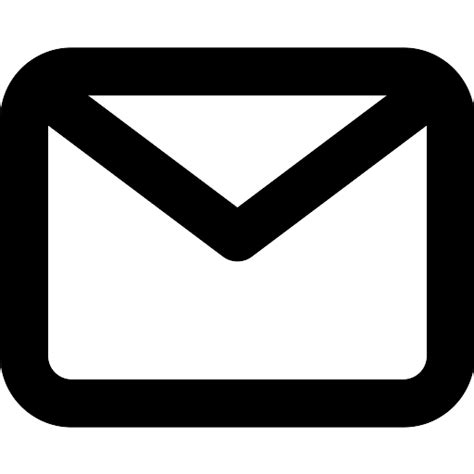 Email outline icon vector download free