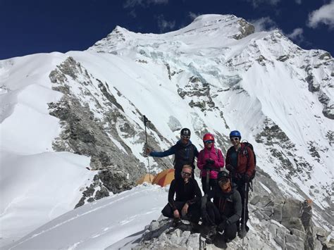 …Cho Oyu Team Tags Camp 1… – Climbing the Seven Summits with Mike Hamill