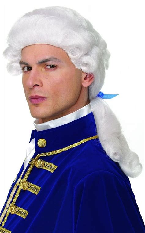 Men's Colonial Wig | Costume wigs, White costumes, Mens costumes