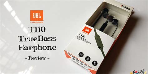 Love your music ? Here's a review of JBL T110 Pure Bass earphones