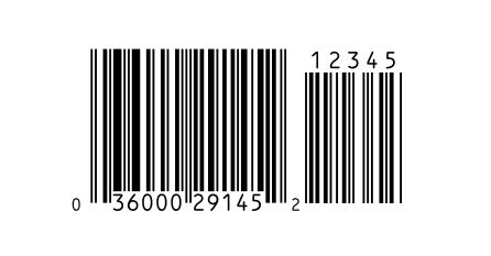 Barcode UPC-A - UPC-A SC Sizes, UPC-A Add-on, Sample Barcodes, Check ...