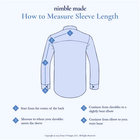 How to Measure Sleeve Length | 3 Easy Steps with Photos – Nimble Made