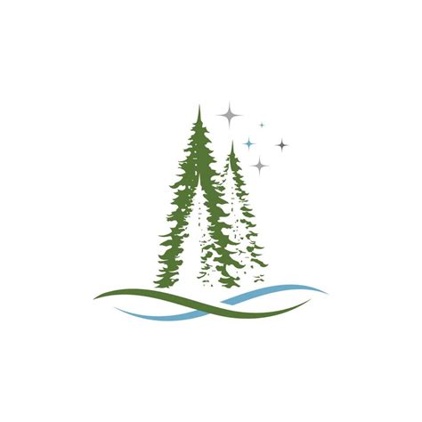 Cedar tree vector icon illustration 13646437 Vector Art at Vecteezy