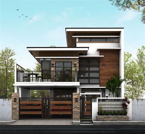 Modern two-storey house design ideas and photos 2024