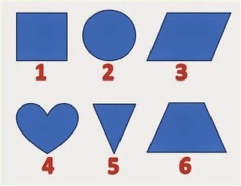 Odd One Out Shapes Picture Puzzle