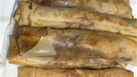 Banana Turon with Langka Recipe - YouTube