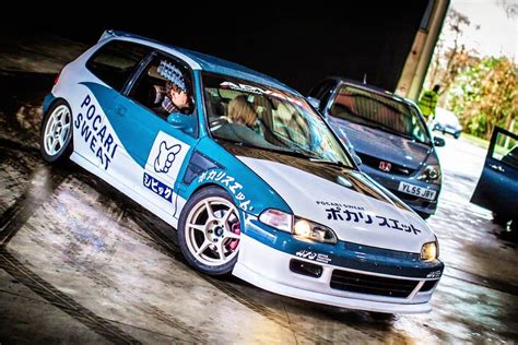 Awesome Pocari Sweat themed Kanjo Civic : Kanjozoku