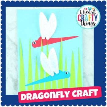 Paper Dragonfly Craft – I Heart Crafty Things