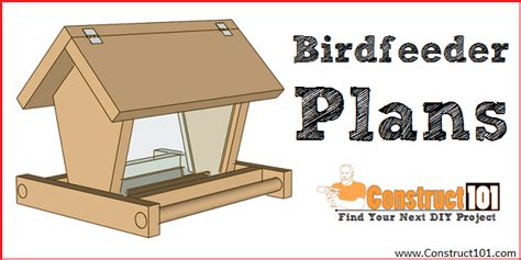 Build a Bird Feeder - PDF Download - Construct101