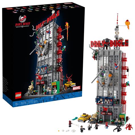 Buy LEGO 76178 Marvel Spiderman Daily Bugle office block, 25 classic characters Online at ...