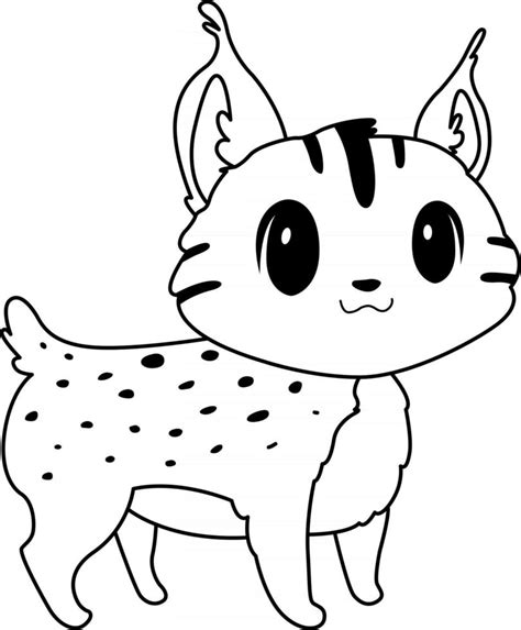 Lynx Coloring Page