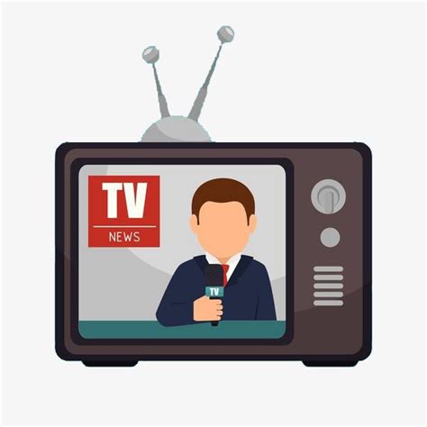 Tv News Hd Transparent, Tv News, Tv, Cartoon Hand Drawing, Advertisement PNG Image For Free ...