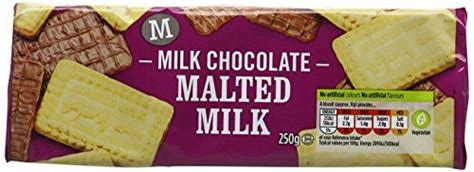 Morrisons Malted Milk Chocolate Biscuit 250 g (Pack of 30... https://www.amazon.co.uk/dp ...