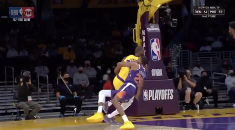 Video: LeBron James drops Mikal Bridges, throws down monster baseline dunk - Lakers Daily