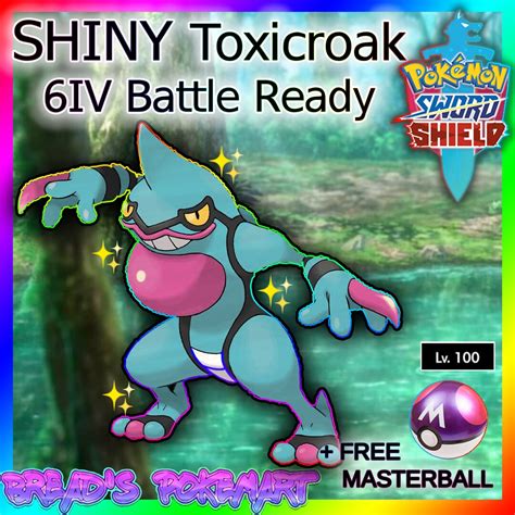 Pokemon Sword and Shield // Ultra Shiny TOXICROAK 6IV // Ready - Etsy