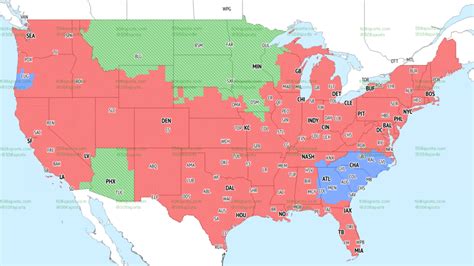 NFL Week 8 coverage map: TV schedule for CBS, Fox regional broadcasts | Sporting News