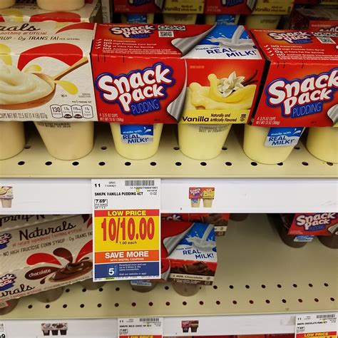 Hunt's Snack Pack just $.80 - Kroger Couponing