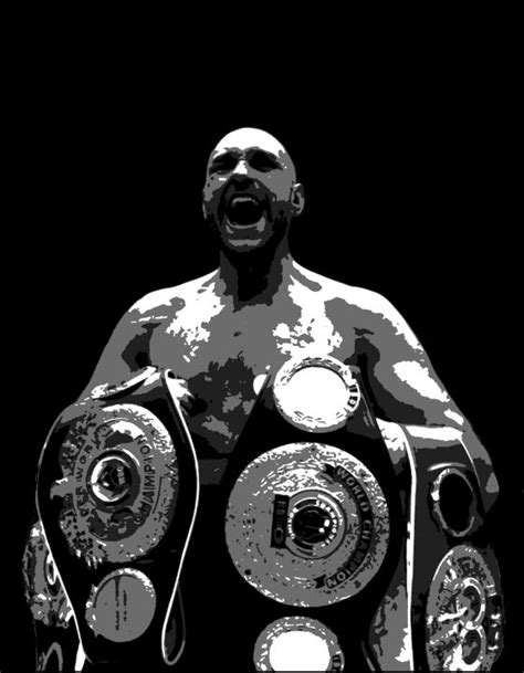 Tyson Fury Stencil - mussell stencils - Digital Art, Sports & Hobbies ...