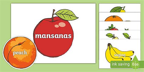 Mga Prutas (Word Label) Fruit Words - Preschool - Twinkl