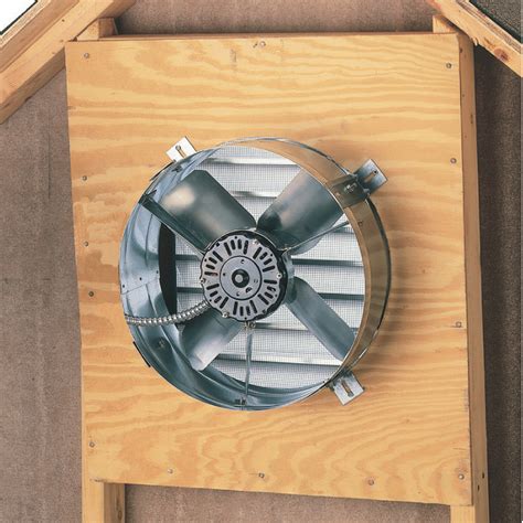 Cool Attic Gable-Mount Attic Exhaust Ventilator Fan — 1300 CFM, Model ...