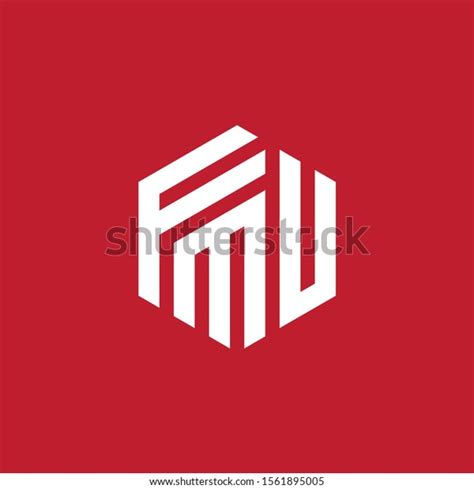 Fmu Monogram Style Unique Logo Design Stock Vector (Royalty Free ...