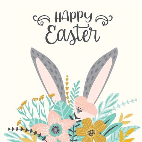 Happy Easter. Vector template for card, poster, flyer and other users. 286867 Vector Art at Vecteezy