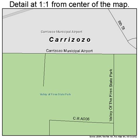 Carrizozo New Mexico Street Map 3512500