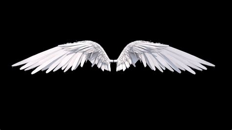 Wings angel rigged 3D model - TurboSquid 1186195