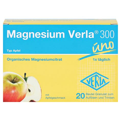 Verla Magnesium 300 Apple Granules - Food supplement - VicNic.com