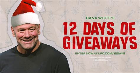 Dana White’s 12 Days of Giveaways 2023 - The Freebie Guy®