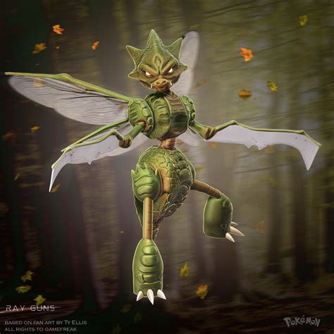 ArtStation - Scyther - Pokemon Fan Art