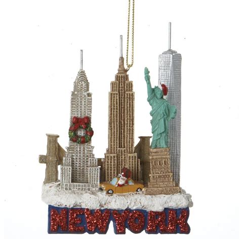 Kurt Adler 3.75 Inches Tall City Travel New York City Ornament | City ...