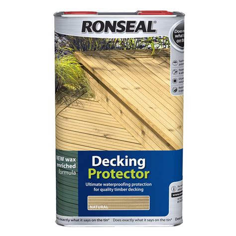 Ronseal Decking Protector - Natural 5L | Exterior Paint