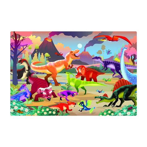 Melissa & Doug Dinosaur Floor Puzzle - Walmart.com