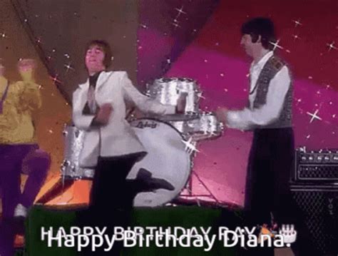 Beatles Happy Birthday Diana GIF - Beatles Happy Birthday Diana Dance ...