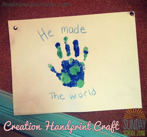 Bible Handprint Crafts