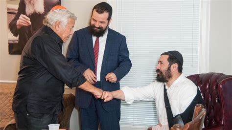 Robert Kraft Visits Brighton Rabbi Shlomo Noginski, Calls Him 'Hero ...