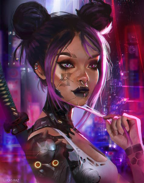 ArtStation - sci fi girl , Lucas Raz in 2020 | Cyberpunk aesthetic, Cyberpunk girl, Cyberpunk art