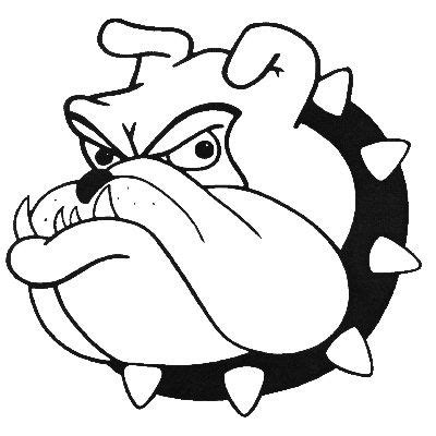 Bulldog stencil 2014! #bulldogpumpkin | Bulldog clipart, Bulldog drawing, Bulldog cartoon