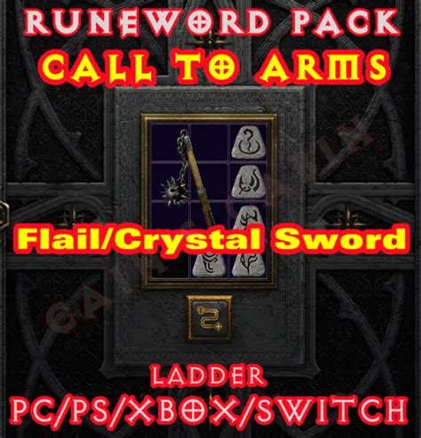 CTA CALL TO Arms Complete Runewords Diablo Resurrected D2R