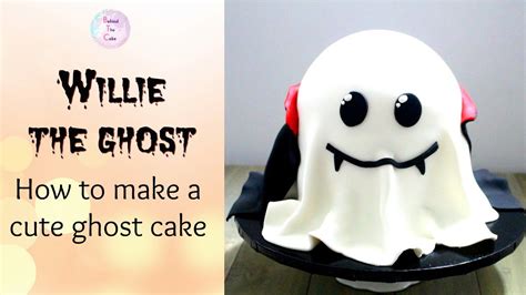 Ghost cake ~ How to make / Halloween cake ideas - YouTube