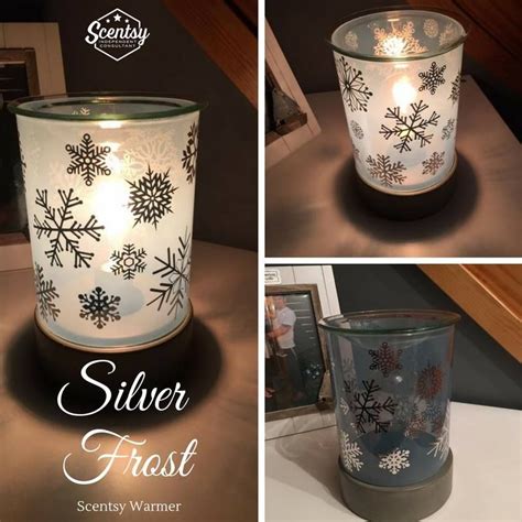 Silver Frost Scentsy warmer. melts Scentsy wax by light bulb, | Scentsy, Scentsy wax, Scentsy warmer