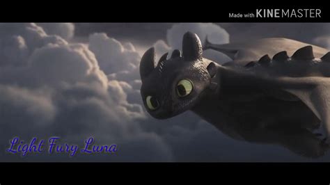 Toothless and light Fury tribute - Kiss you - YouTube