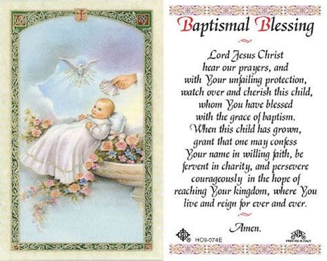 Prayer said on the baptism. | Catholic baptism gifts, Baptism girl, Baptism