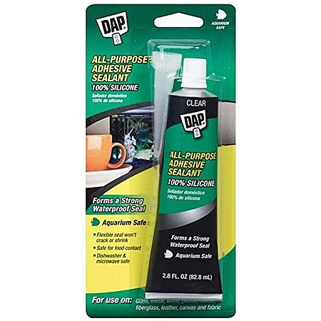 DAP All Purpose 100% Silicone Adhesive Sealant