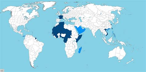 French Colonial Empire Map