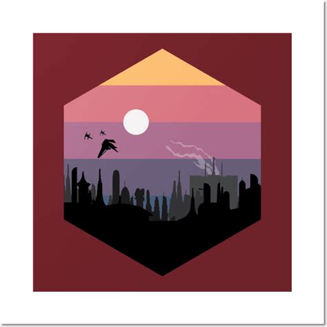 Coruscant Skyline - Coruscant - Posters and Art Prints | TeePublic