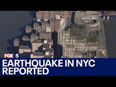 Earthquake in NYC reported, may be cause of Roosevelt Island 'explosion' - YouTube