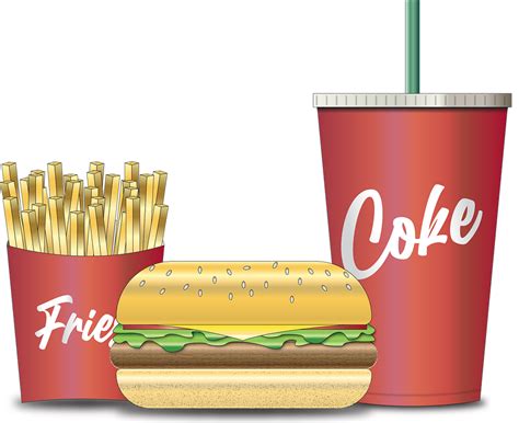 Download Burger, Fries, Fast Food. Royalty-Free Vector Graphic - Pixabay