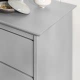 Manor Park Classic Modern 3-Drawer Solid Wood Nightstand, Grey - Walmart.com